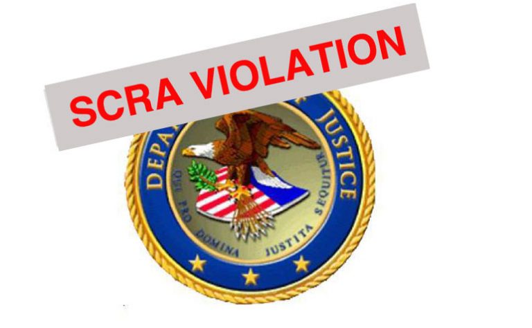 Is it an SCRA Violation to Attempt to Collect Fees on an Aborted