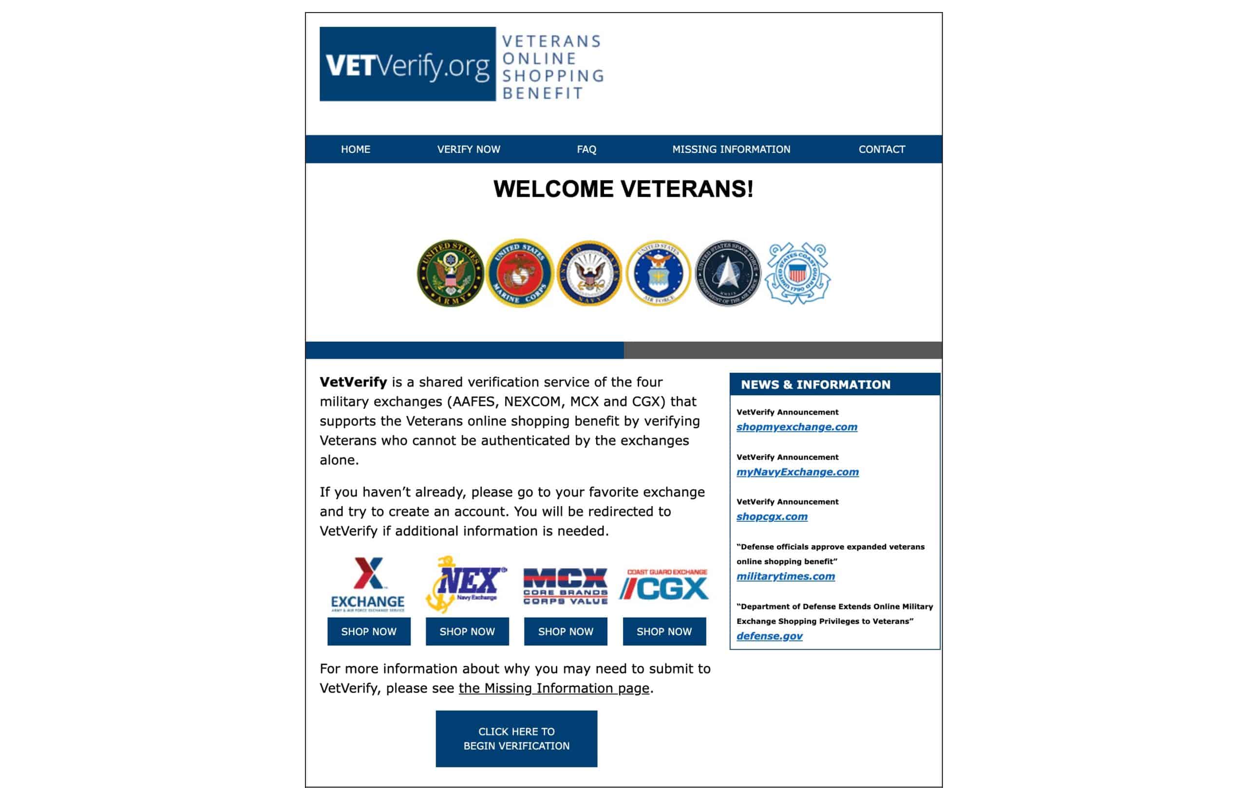 vetverify homepage