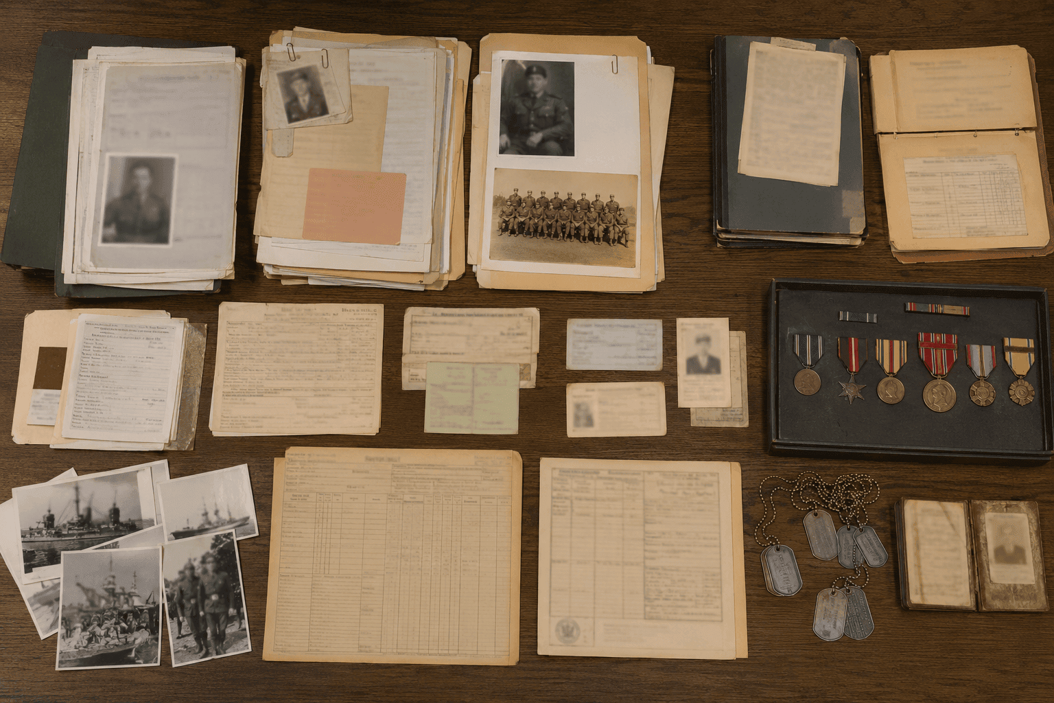 Types of military service records